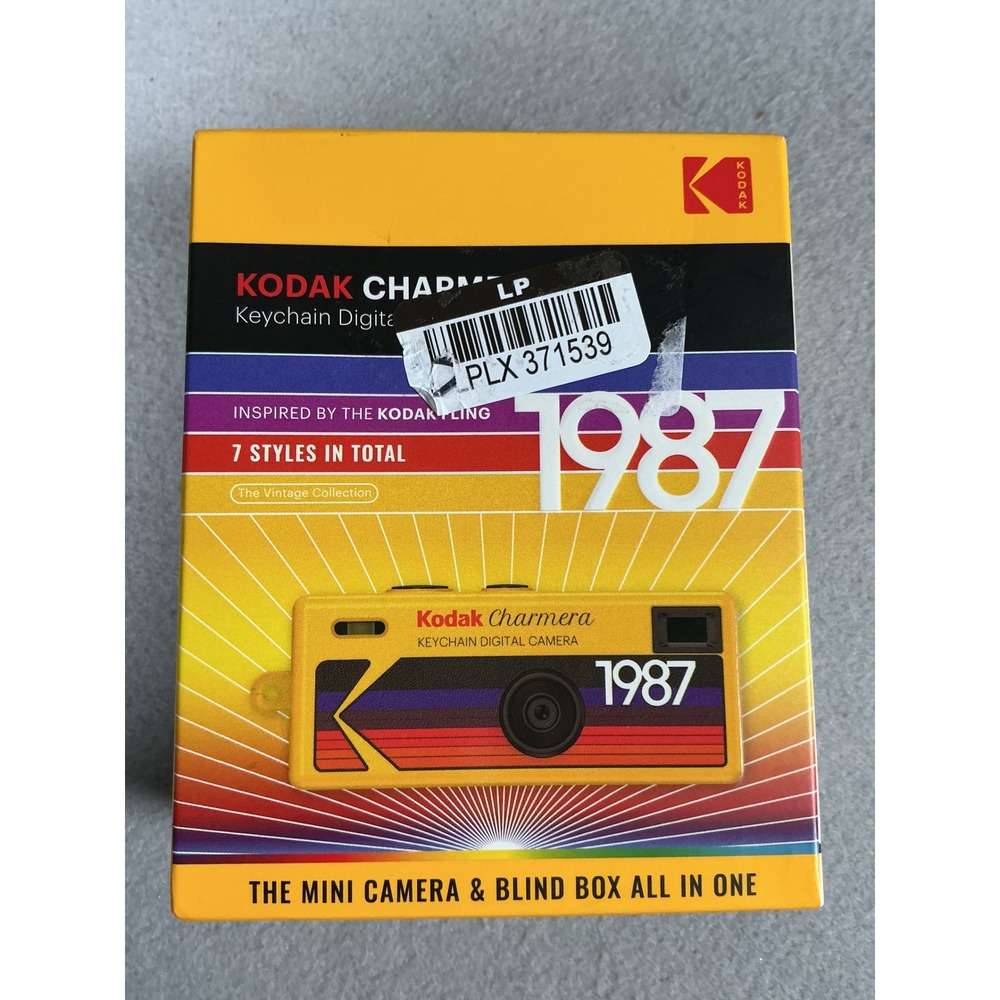 Kodak Charmera 1987 Mini Digital Camera Keychain Blind Box Retro Vintage NEW